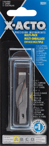 X-ACTO(R) Type A Refill Blades 5/Pkg