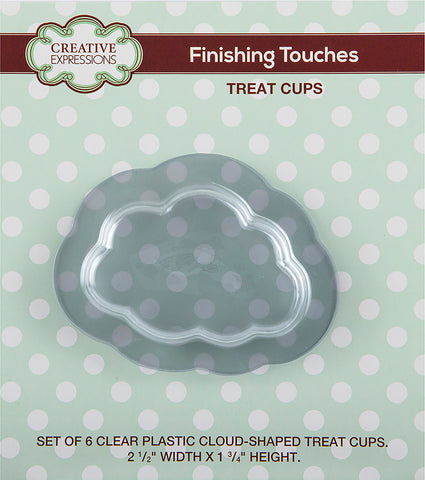 Creative Expressions Cloud Treat Cups 6/Pkg