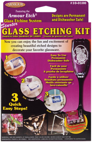 Glass Etching Starter Kit