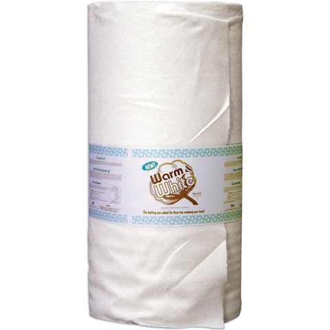 Warm Company Warm & White Cotton Batting BTY