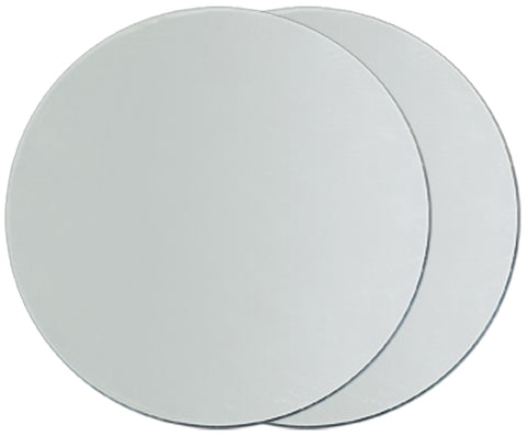 Round Glass Mirrors 2/Pkg
