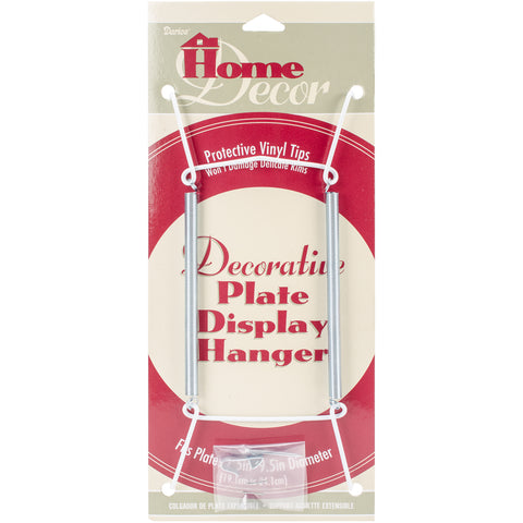 Decorative Plate Display Hanger Expandable 7.5" To 9.5"