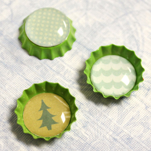 Vintage Epoxy Dot Clear Stickers .5" 100/Pkg