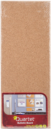 Quartet Cork Bulletin Board Tile 5.5"X14"