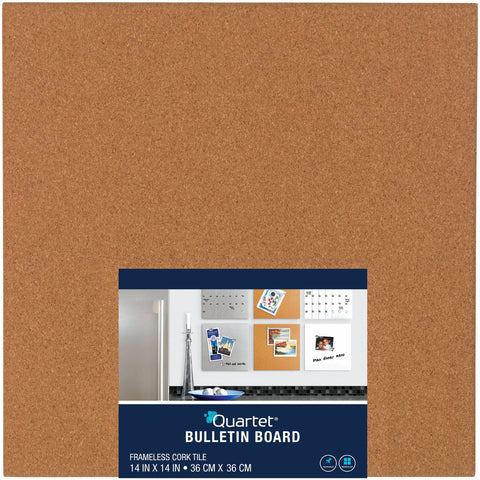 Quartet Cork Bulletin Board Tile 14"X14"