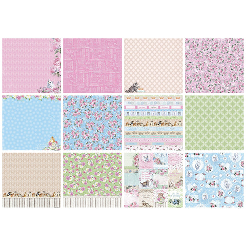 ScrapBerry's A Furry Little Story Paper Pack 12"X12" 6/Pkg