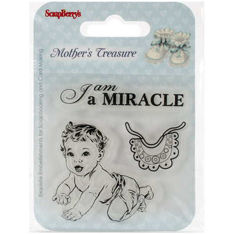 ScrapBerry's Mother's Treasure Clear Stamps 2.7"X2.7"