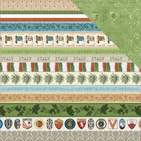 ScrapBerry's Discover Italy Double-Sided Cardstock 12"X12"