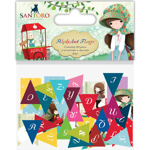 Santoro Kori Kumi Alphabet Bunting 120/Pcs
