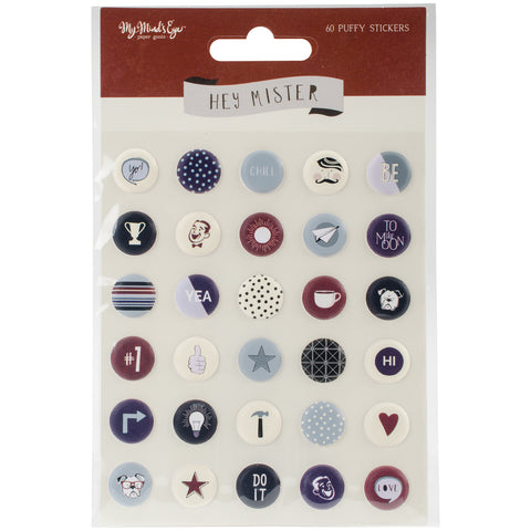 Hey Mister Puffy Stickers
