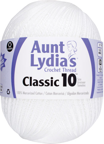 Aunt Lydia's Classic Crochet Thread Size 10 Jumbo