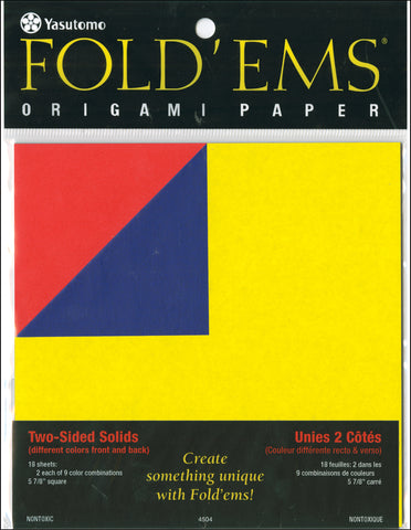 Fold 'Ems Origami 2-Sided Paper 5.875" 18/Pkg