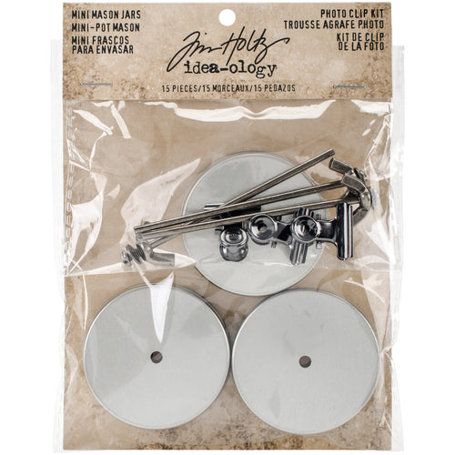 Idea-Ology Metal Mason Jar Photo Clip Kit