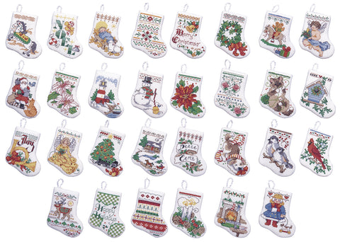 Bucilla Counted Cross Stitch Kit 3.5" 30/Pkg
