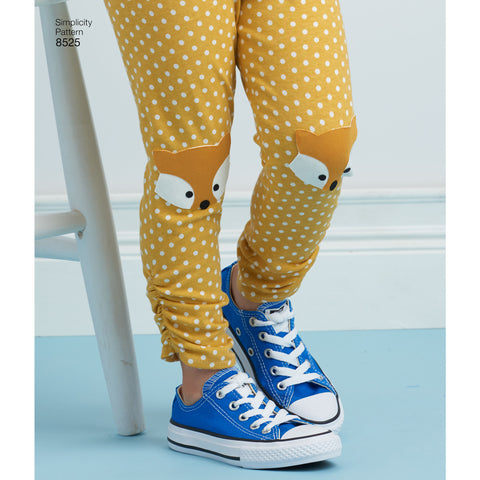 Simplicity Learn To Sew Girls Leggings With Variations