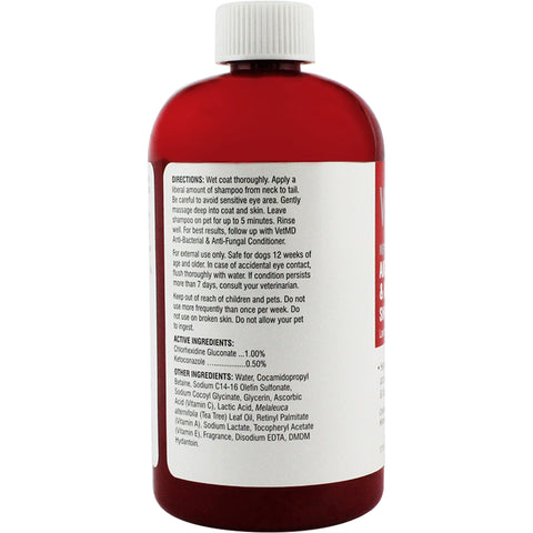 VetMD Medicated AntiBacterial/AntiFungal Shampoo 17floz