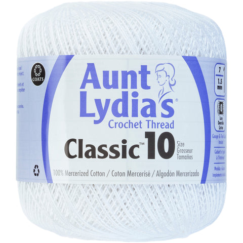 Aunt Lydia's Classic Crochet Thread Size 10