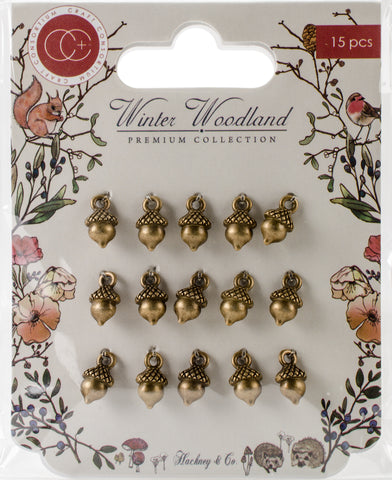 Craft Consortium Winter Wonderland Metal Charms 15/Pkg