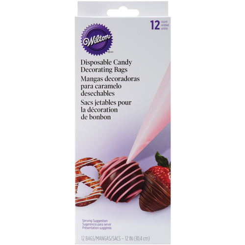Disposable Candy Decorating Bags 12/Pkg