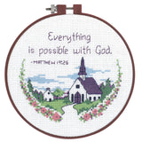 Dimensions/Learn-A-Craft Counted Cross Stitch Kit 6" Round