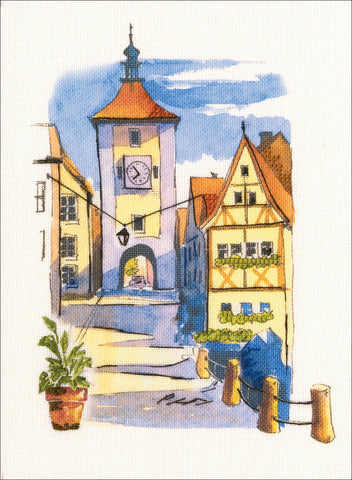 RTO Stamped Cross Stitch Kit 6"X8.25"
