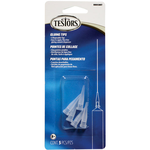 Testors Precision Glue Tips 5/Pkg