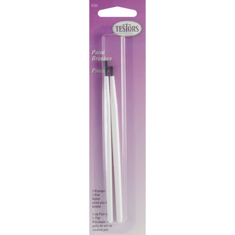Testors Paintbrushes 2/Pkg