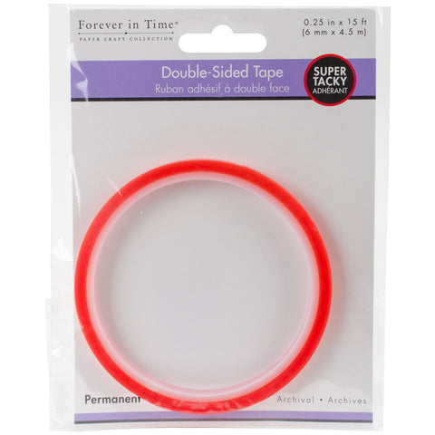 Super Tacky .25" Double-Sided Tape 15ft