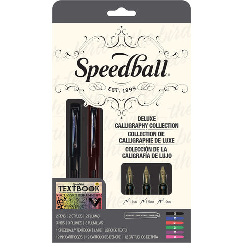 Speedball Calligraphy Deluxe Fountain Pen Set