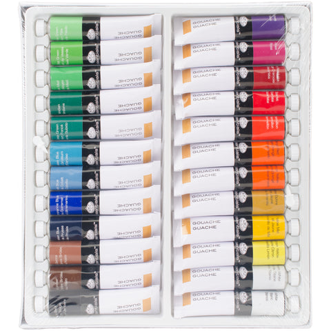 Gouache Acrylic Paints 21ml 24/Pkg
