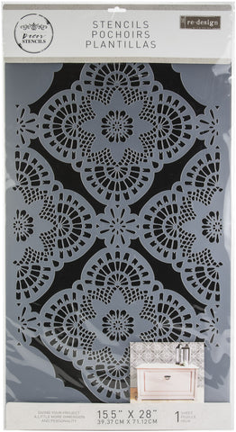 Prima Re-Design 3D Stencil 4.5"X26"