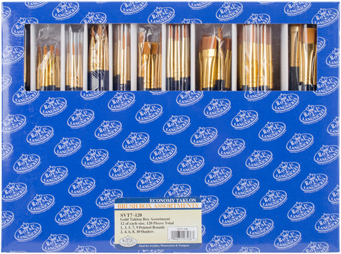 Gold Taklon Boxed Brush Set