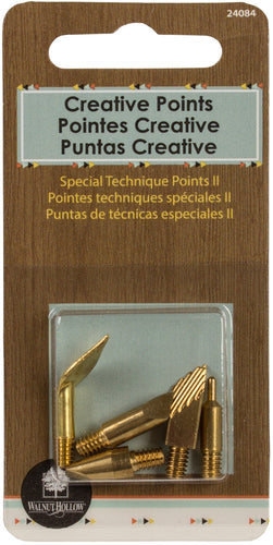 Creative Woodburning Special Technique Points II 5/Pkg