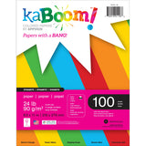 Appvion Kaboom! Colored 24lb Paper Pack 8.5"X11" 100 Sheets