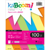 Appvion Kaboom! Colored 24lb Paper Pack 8.5"X11" 100 Sheets