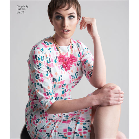 Simplicity Jiffy Misses Shift Dress & Belt