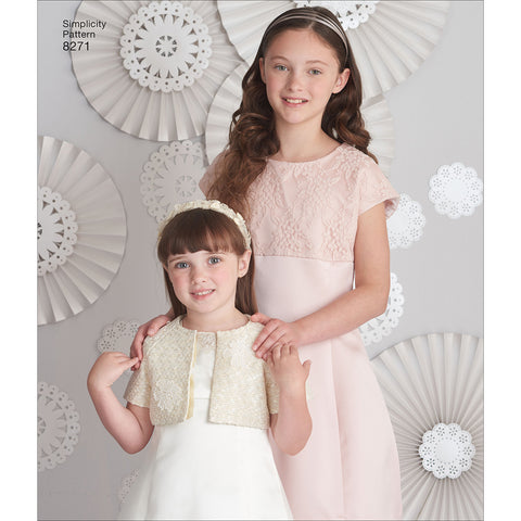 Simplicity In K Designs Girls Dress & Jacket