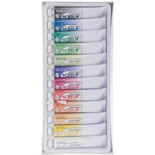 Acrylic Paints 12ml 12/Pkg