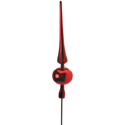 Shatterproof Shiny Finial Ornament Stake 32"