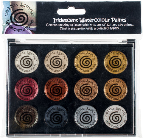 Cosmic Shimmer Iridescent Watercolor Palette Set 1