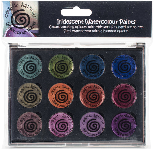 Cosmic Shimmer Iridescent Watercolor Palette Set 6