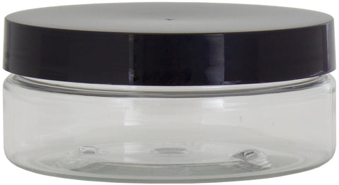 Jar W/Black Lid
