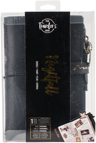 Prima Marketing Traveler's Journal Leather Essential 5"X7.25