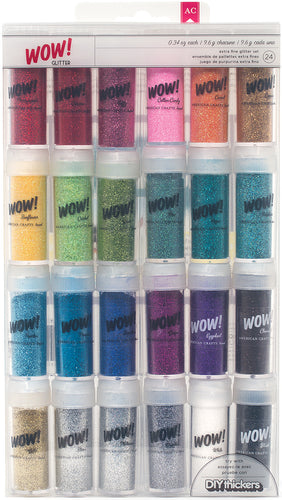 WOW! Extra Fine Glitter .34oz 24/Pkg