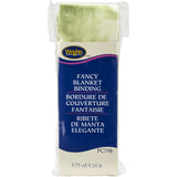 Wrights Single Fold Satin Fancy Blanket Binding 2"X4.75yd