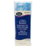 Wrights Single Fold Satin Fancy Blanket Binding 2"X4.75yd
