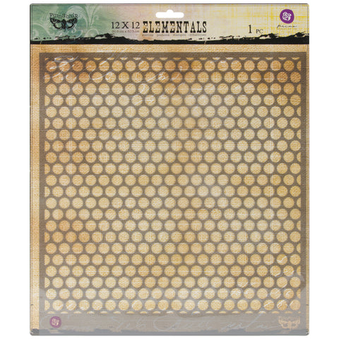 Prima Marketing Elementals Stencil 12"X12"
