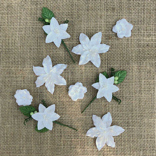49 And Market Stargazers Paper Flowers 9/Pkg