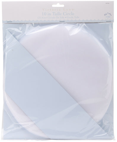 Darice Victoria Lynn Tulle Circles 10" 100/Pkg
