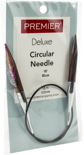 Premier Fixed Circular Knitting Needles 16"
